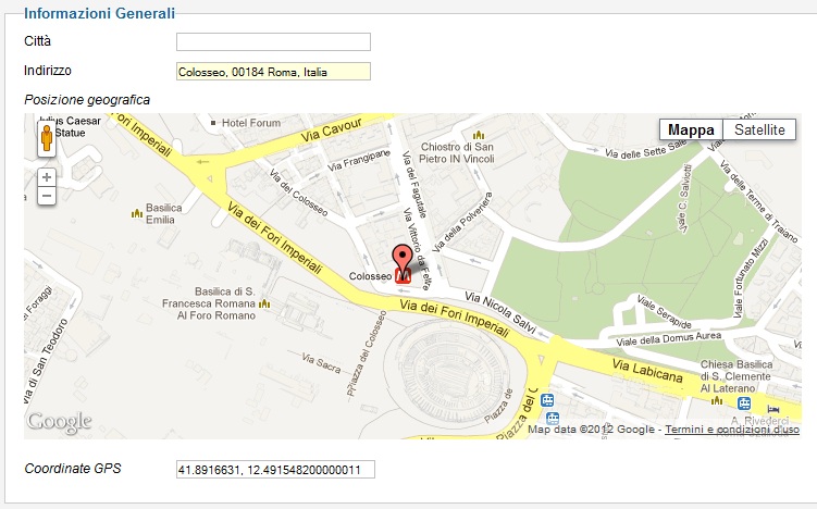 Google Maps in iCagenda per Joomla