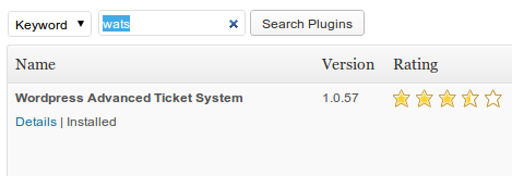 Installazione di WATS per WordPress