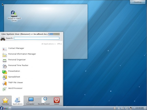 Fedora 18 KDE