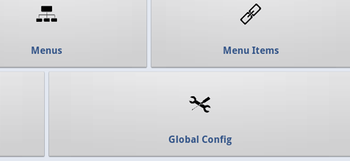 Configurazione globale di Joomla Admin Mobile