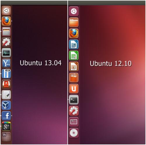 Le nuove icone di Unity 7 a confronto con quelle di Ubuntu 12.10 (fonte: www.lffl.org)