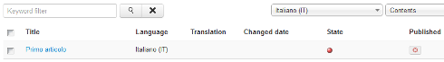 Controllo delle traduzioni in Joomla