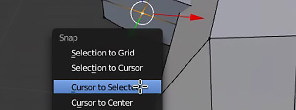 Cursor to Selection