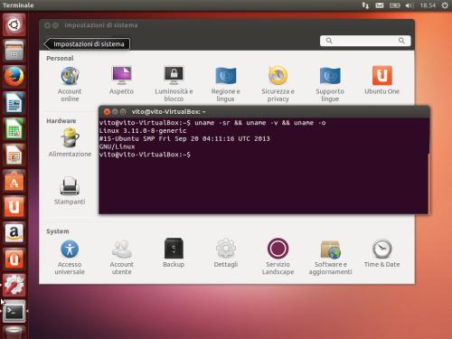 Ubuntu 13.10 è basato sul kernel Linux 3.11