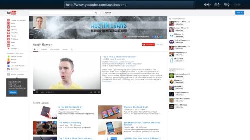 Il Web Browser di SteamOS (fonte: youtube.com/austinevans)