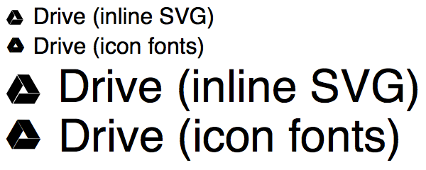 Icon Fonts e Inline SVG a confronto