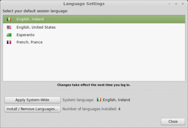 L’interfaccia del nuovo tool per la gestione delle lingue