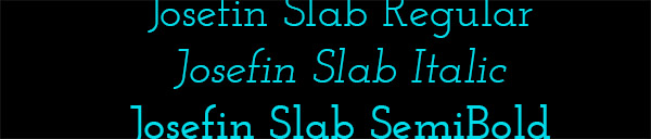 Josefin Slab