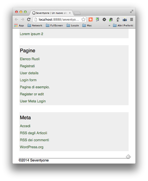 Sidebar a fondo pagina su Chrome