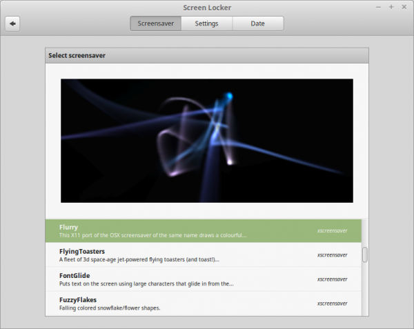 XScreenSaver e gli screen saver HTML5 sono ora supportati su Linux Mint 17.2