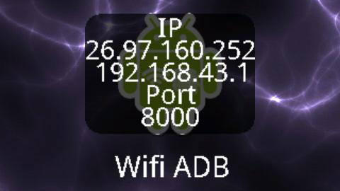L'interfaccia di ADB over Wifi Widget