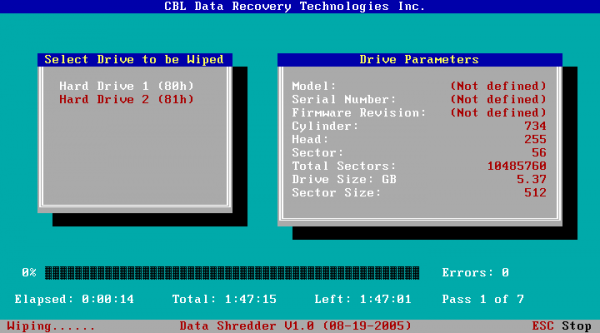 CBL Data Shredder