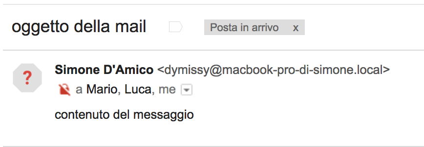 Invio della mail a destinatari multipli