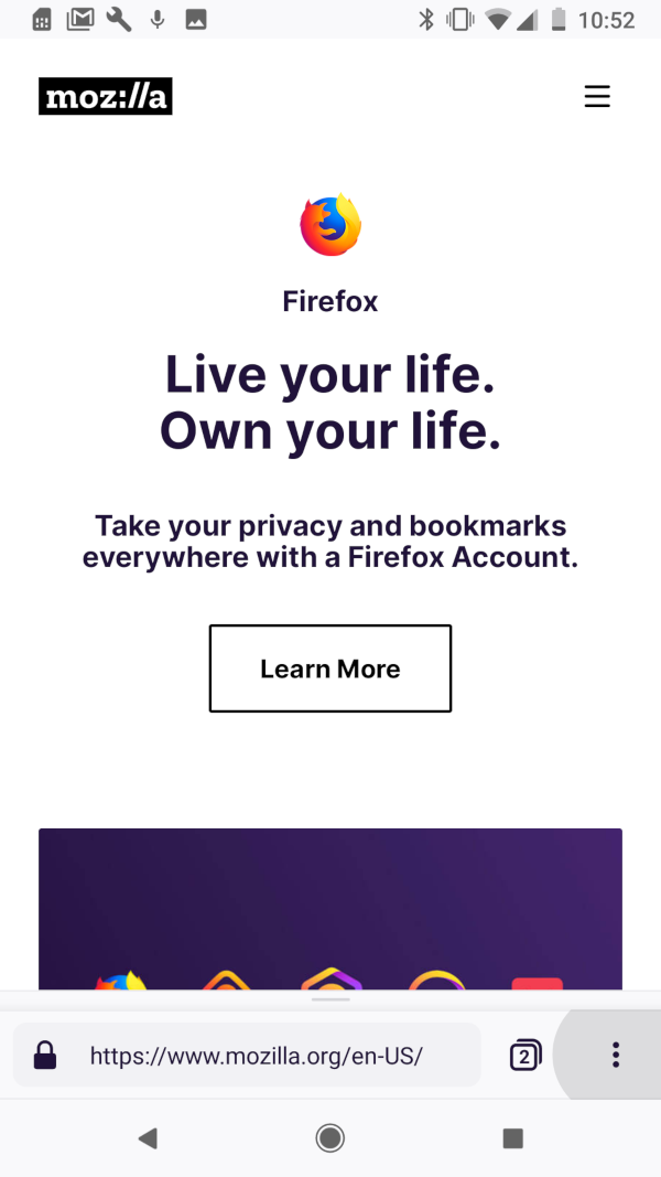 Firefox Preview 
