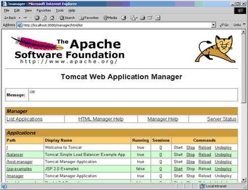 Web Application Manager