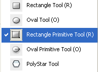 Strumento rettangolo primitivo