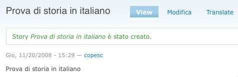 Prova storia in italiano