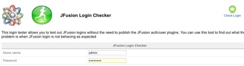 Il login checker di JFusion