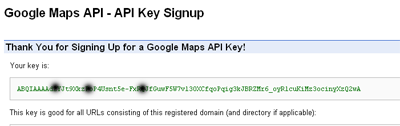 Google Maps API key registrazione