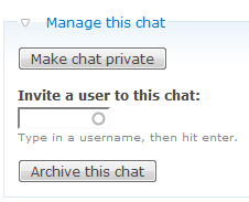 Rendere una chat privata