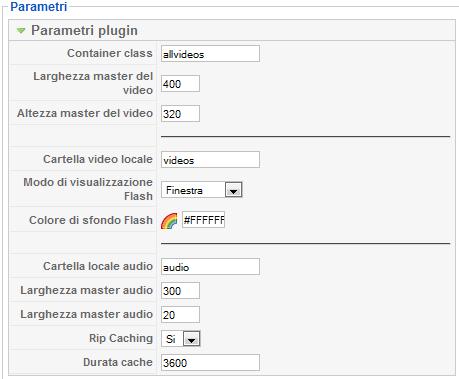 Parametri AllVideos