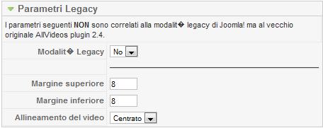 Parametri Legacy AllVideos