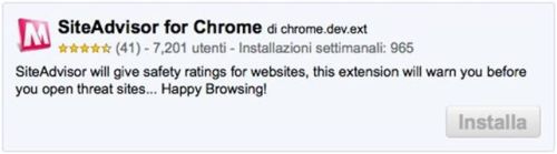 Site Advisor for Chrome