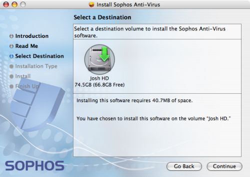 Sophos Anti-Virus for Mac home Edition