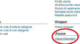 JFusion Visual Integration