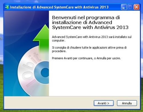 Advanced SystemCare con Antivirus 2013