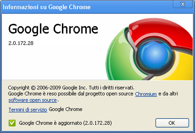 Google Chrome versione 2.0