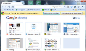 Interfaccia Chrome