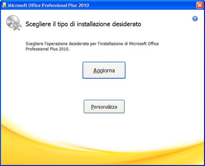 Installazione Microsoft Office 2010