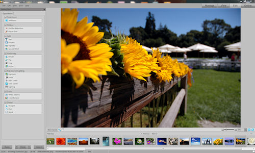 ACDSee Photo Manager: Interfaccia utente - Sezione Edit