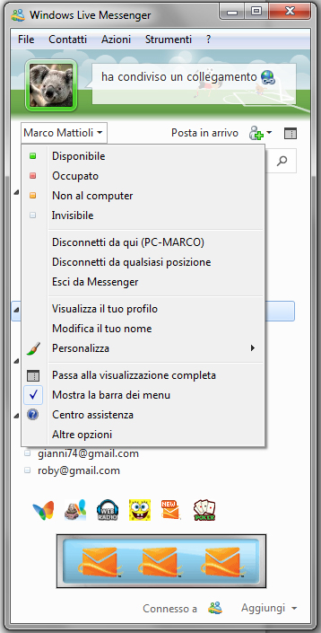 Windows Live Essentials 2011: Finestra modalità compatta
