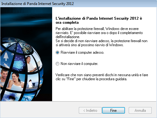 Procedura installazione Panda Internet Security 2012