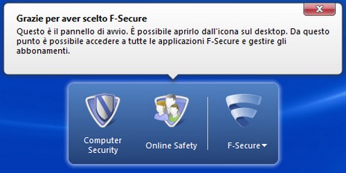 F-Secure Internet Security 2012: Launch Pad