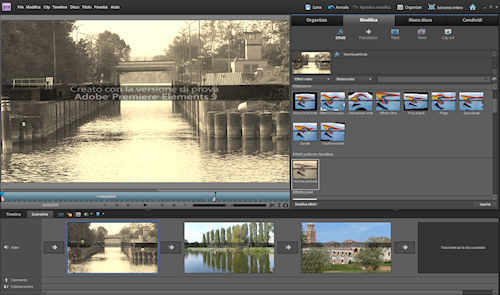 Adobe Premiere Elements 9: esempio di applicazione effetto