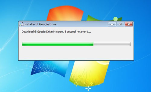 L'installazione di Google Drive su desktop