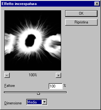 Applicazione effetto Increspatura