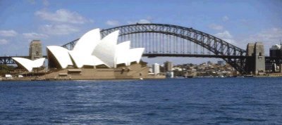 La baia di Sydney e l'Opera House