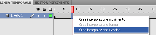 Applicare un'interpolazione