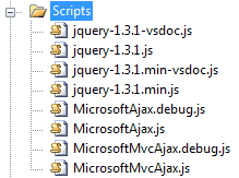 File Javascript necessari per le funzionalità AJAX