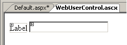 Il layout del Web User Control