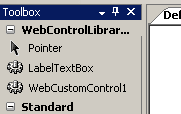 Il nuovo controllo  nella Toolbox