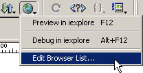Edit Browser List…