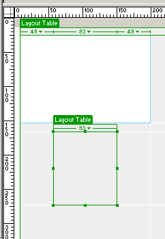 Inserimento di una tabella di layout nidificata