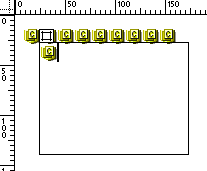 L'icona segnaposto di un layer nidificato si trova all'interno del layer contenitore