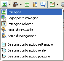 Icona di inserimento immagine sulla barra 