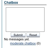 e107 chatbox visibile